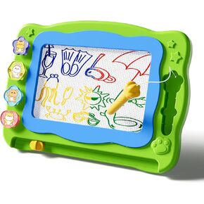 Large Magnetic Drawing Board for Toddlers, Magnetic Doodle Board for Kids, Etch A Sketch Magnet Erasable Writing Pad, Preschool Education Travel Toys for Kids Boys Girls Age 3 4 5 6 7 8 Years Old