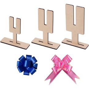 FINGERINSPIRE 3 PCS Bowknot Making Tool 3 Sizes Bow Maker Templates Wood Bow Tie Boards for Ribbon Bow Making Tool for Hair Bows Bows Crafts Making Bow Maker Set with Stand for Corsage Wreath Making