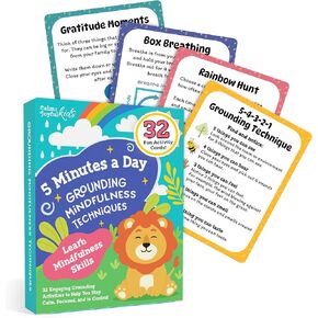 Mindful Activity Card for Kid Social Emotional Game Therapeutic Coping Skill Calming Activities Autism Exercise Classroom Corner Therapy Tool Calm Down Counseling Social Worker School Self Regulation