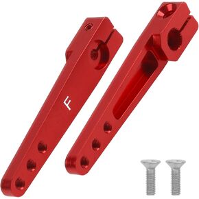 2Pack Vgoohobby 1.75inch 25T Servo Arm Horn Aluminum Long Steering Arms Compatible with Futaba Hitec Savox Power HD Servo Motors Fit RC Airplane Plane Car