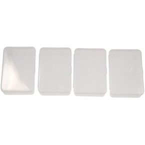 Jewelry Case Practical Storage Supplies Rectangle Card Storage Box Display Organizer Container Small Mini Box