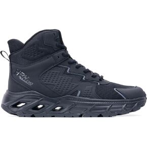 Men's Running Shoes High Top Hiking Shoes Athletic Sneakers Outdoor Three Holes Sneakers Fashion Breathable Non Slip Walking Footwear FALKON 1.0