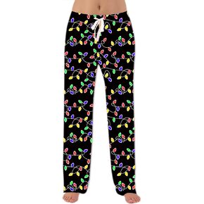 Womens Christmas Halloween Pajamas Pants Comfy Loose Stretchy Pajama Bottoms with Pockets