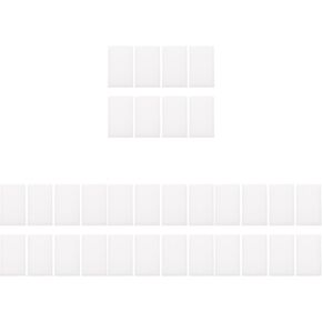 Tofficu 32 Pcs High Density Sponge Blocks for Needle Felting, DIY Crafts, Jewelry Making, and Heat Shrinkable Accessories, 3.93x2.36x3.14 Inch, White Paint Sponges