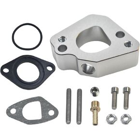 Billet Intake w/Pulse Manifold For Predator 212cc CT200u BT200X For Hond* GX160 GX200 6.5HP OHV 196cc KT196 Clone Engines Mini Bike Go Kart Silver