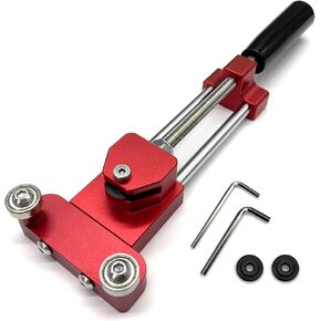 Aluminum Oil Filter Cutter, Universal Oil Filter Cutting Tool for Filter Cutting Range 2"-4" (Include 3 Replaceble Cutting Blades) Red