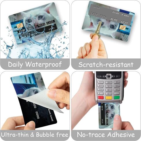 Cute Sad Hamster Credit Card Skin - 4Pcs I’m Just a Girl Credit Card Stickers Funny Hamster Debit Card Sticker Protecting Removable Card Skins for Credit Card Bank Card Birthday Gift in Saudi Arabia
