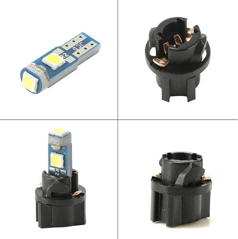 Bright White T5 2721 37 70 286 Wedge PC74 PC37 74 Led Bulb Dash Lights with Twist Lock Socket for Instrument Panel Gauge Light Kits Cluster Shift Indicator Bulbs Pack of 20 in Kuwait