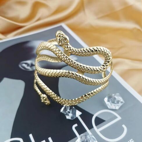 Gold Arm Cuff Upper Arm Band Cuff Bracelet Bangle for Women Adjustable Armband Greek Arm Cuff Goddess Jewelry Set in Saudi Arabia