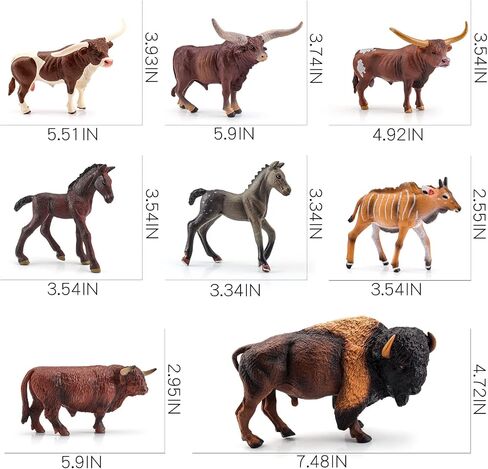 LC JoyCre Cows Figure Toys 15PCS Calves Figurines Set for Toddlers Realistic Holstein Cow Figures for Kids Simmental Cows Swiss Calf Highland Calf Figurine Birthday Cake Topper in Saudi Arabia