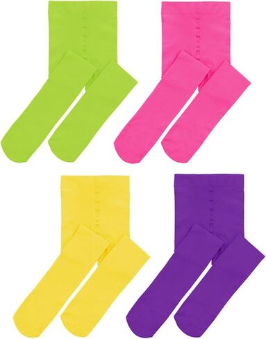 Century Star 4 Pairs Tights for Girls Ballet Tights Dance Toddler Tights Girls Stockings School Uniform Kids Leggings in Saudi Arabia