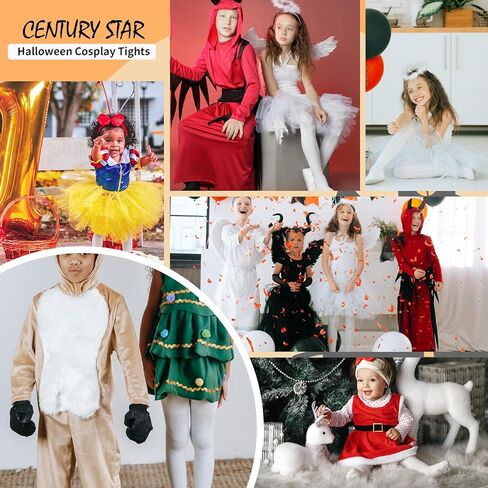 Century Star 4 Pairs Tights for Girls Ballet Tights Dance Toddler Tights Girls Stockings School Uniform Kids Leggings in Saudi Arabia