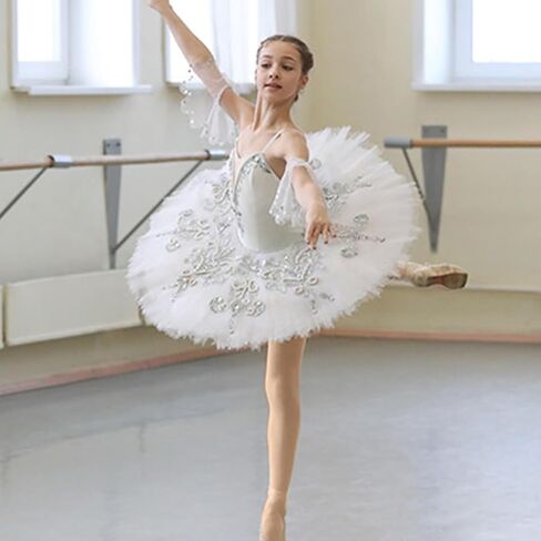 MANZI 2 Pairs Girl's Stirrup Dance Tights Convertible Transition Todder Ballet Tights 40D in Kuwait