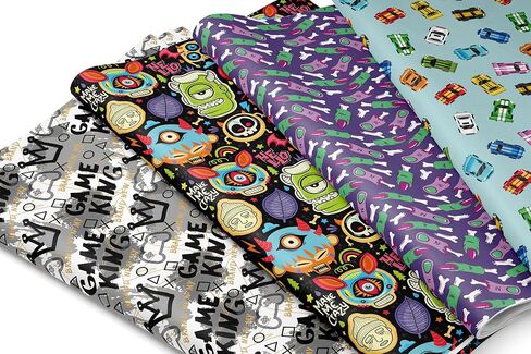 AIM & GGKK Mermaid Wrapping Paper for Girls - 12 Premium Sheets 20x28 Inch Vibrant Cute Mermaid Design, Birthday Baby Shower Christmas Gift Wrap for Kids Women Party Supplies in Saudi Arabia