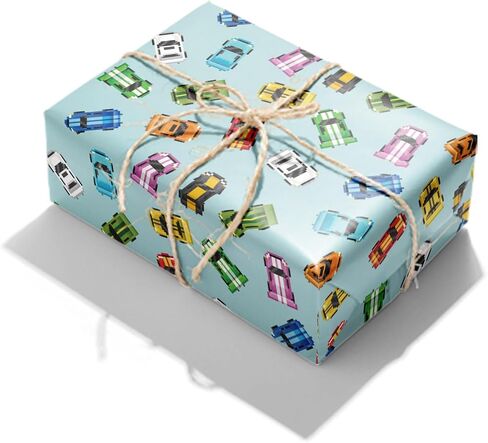 AIM & GGKK Mermaid Wrapping Paper for Girls - 12 Premium Sheets 20x28 Inch Vibrant Cute Mermaid Design, Birthday Baby Shower Christmas Gift Wrap for Kids Women Party Supplies in Saudi Arabia