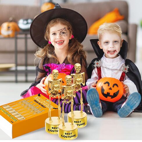 6 جوائز هيكل عظمي لأفضل أزياء الهالوين، وجوائز هدايا لحفلات جمجمة الهالوين، ومستلزمات حفلات الهالوين، وجوائز ألعاب العظام الذهبية، وكأس حدث مسابقة الأزياء، ومكافآت الفصول المدرسية للأطفال (أ) in Kuwait