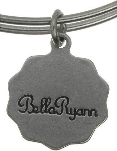 Adjustable Expandable Silvertone Wire Bangle Bracelet With Cherub Pendant Charm in Saudi Arabia
