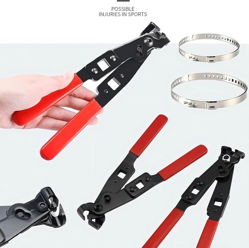 CV Boot Clamp Pliers - Professional CV Boot Clamp Tool for Easy Installation and Removal, Heavy-Duty CV Boot Clamps and Pliers for Auto Repair, Universal CV Boot Clamp Pliers for Mechanics in Saudi Arabia