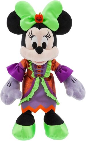 Disney Store Official Minnie Mouse Halloween Plush – Medium 15 Inch, Halloween Plushie, Halloween Decorations, Minnie Mouse Plush, for Kid in Saudi Arabia