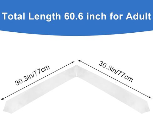 2 PCS 30" Graduation Stole Unisex White Plain Sublimation Stoles Blanks Graduation Sash 2024 Honor Stole for School/Church Ceremony in Saudi Arabia
