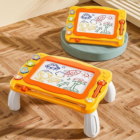 NIPLOOW Magnetic Drawing Board for Toddlers, Writing Painting Magnet Doodle Pad Early Educational Learning Toy for 3 4 5 6 Year Old Kids Boys Girls Birthday Gift in Saudi Arabia
