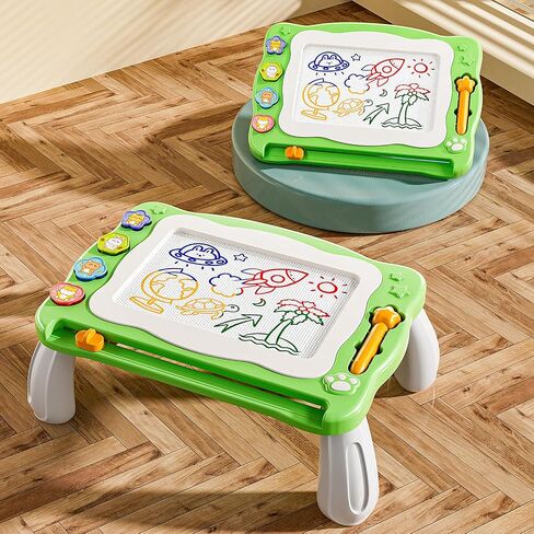 NIPLOOW Magnetic Drawing Board for Toddlers, Writing Painting Magnet Doodle Pad Early Educational Learning Toy for 3 4 5 6 Year Old Kids Boys Girls Birthday Gift in Saudi Arabia