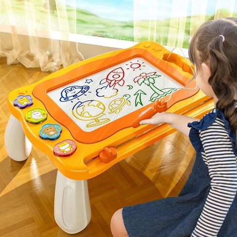 NIPLOOW Magnetic Drawing Board for Toddlers, Writing Painting Magnet Doodle Pad Early Educational Learning Toy for 3 4 5 6 Year Old Kids Boys Girls Birthday Gift in Saudi Arabia