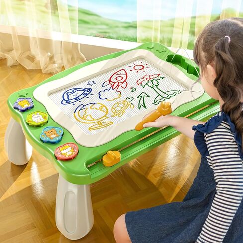 NIPLOOW Magnetic Drawing Board for Toddlers, Writing Painting Magnet Doodle Pad Early Educational Learning Toy for 3 4 5 6 Year Old Kids Boys Girls Birthday Gift in Saudi Arabia
