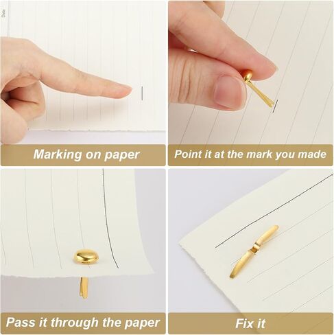 PATIKIL 400 PCS Paper Brass Fasteners Split Pins Pastel Mini Metal Brads Round Head Plated Fastener for Craft Art Scrapbooking DIY Supplies, Green, 5 x 9 mm in Saudi Arabia