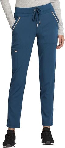 Cherokee Statement Women Scrubs Pant Mid Rise Tapered Leg Drawstring CK055 in Kuwait