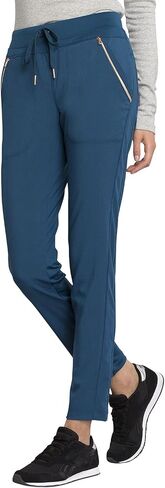 Cherokee Statement Women Scrubs Pant Mid Rise Tapered Leg Drawstring CK055 in Kuwait