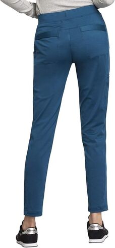 Cherokee Statement Women Scrubs Pant Mid Rise Tapered Leg Drawstring CK055 in Kuwait