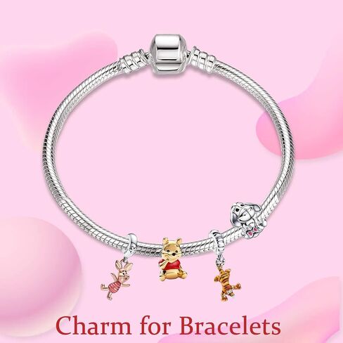 Silver Beads Charms fit Pandora Bracelet, Jewelry Bracelets Charms DIY Jewelry Pendant Set in Saudi Arabia