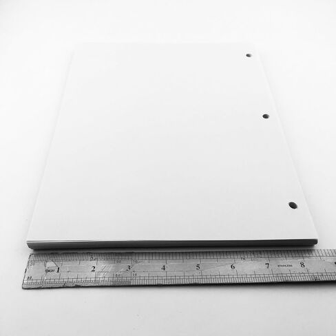 Loose Leaf Paper,(8.5"" x 11"") - 3-Hole Punched Letter, Filler Paper,Multi-Use Print & Copy White Paper Brightness (100) in Kuwait
