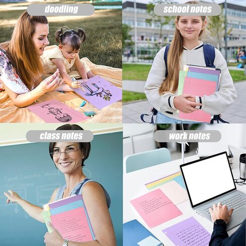 HIBOX 100 Sheets Lined Loose Leaf Paper, Pink 3 Holes Ruled Binder Refill Paper Filler Paper for Women Girls Writing Work Meeting Note Taking in Saudi Arabia