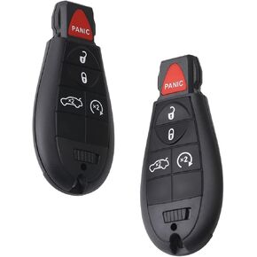 OCESTORE 2Pcs M3N5WY783X Car Key Fob Keyless Entry Remote 4-btn Compatible with Durango 2011-2013 M3N5WY783X Challenger 2008-2014