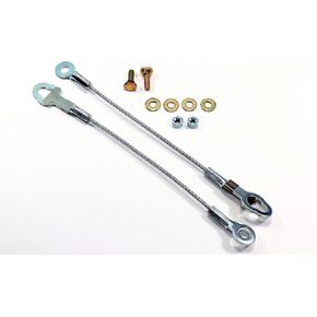 2 Tailgate Cables Compatible with Polaris Ranger 500 700 800 900D (2005-2015) Tailgate (Tail Gate) Cable Kits - Replaces 7081445 & 7081215