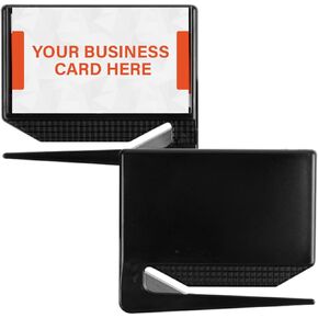 Uncommon Desks Business Card Letter Openers - (100 Pack) (Black) Professional Letter Openers with Business Card Insert, Perfect Promotional Item for Business