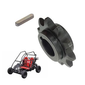 QYMOTO Genuine 420 Chain 10 Tooth Sprocket for Coleman KT196 Go Kart Heavy Duty Thickness