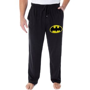 DC Comics Men's Batman Pajama Pants Bat Symbol Loungewear Sleep Pants