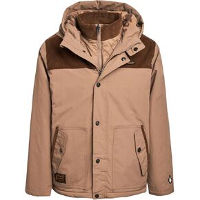Volcom Boys' 3-in-1 Parka System - 2 Piece Waterproof Heavyweight Jacket and Vest - Insulated Winter Jackets for Boys (8-20)