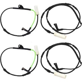 HiSport Front and Rear Brake Pad Wear Sensor 34356789440 + 34356789445 Compatible with BMW E81 E87 E82 E88 E90 E91 E92 E93 (2 Sets/4 PCS)