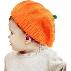 Halloween Pumpkin Hat Thanksgiving Beanie Pumpkin Hat Knitted Cap Hat Halloween Photo Prop