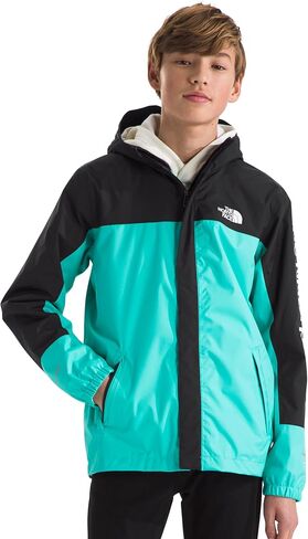 سترة مطر مضادة للماء للأولاد من THE NORTH FACE، مقاس Geyser Aqua، مقاس صغير in Saudi Arabia