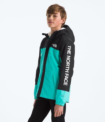 سترة مطر مضادة للماء للأولاد من THE NORTH FACE، مقاس Geyser Aqua، مقاس صغير in Saudi Arabia
