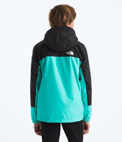 سترة مطر مضادة للماء للأولاد من THE NORTH FACE، مقاس Geyser Aqua، مقاس صغير in Saudi Arabia