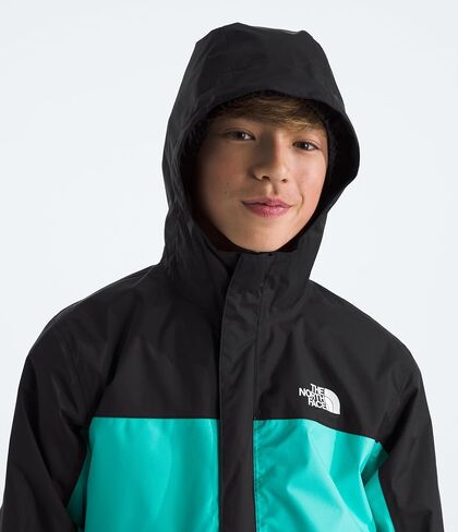 سترة مطر مضادة للماء للأولاد من THE NORTH FACE، مقاس Geyser Aqua، مقاس صغير in Saudi Arabia
