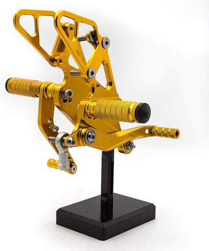 FXCNC CNC Billet Motorcycle Rearset Foot Pegs مجموعة مساند للقدمين قابلة للتعديل بالكامل لوحات قدم متوافقة مع MT-07 FZ07 MT07 FZ-07 2013-2020، XSR700 XSR 700 2015-2018، Tracer 700 2018-2020 in Kuwait