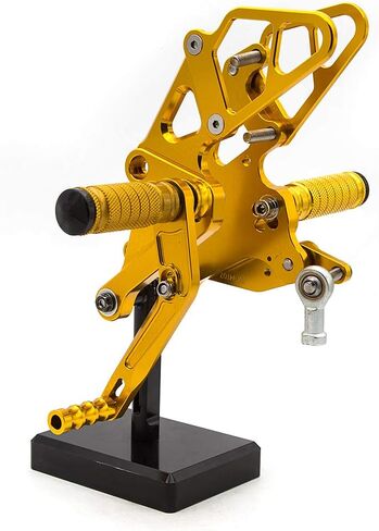 FXCNC CNC Billet Motorcycle Rearset Foot Pegs مجموعة مساند للقدمين قابلة للتعديل بالكامل لوحات قدم متوافقة مع MT-07 FZ07 MT07 FZ-07 2013-2020، XSR700 XSR 700 2015-2018، Tracer 700 2018-2020 in Kuwait