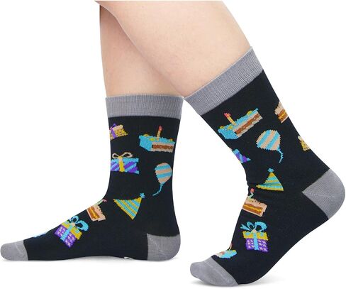 HAPPYPOP 12th Years Old Birthday Gifts for Boys - Socks for Tween Girls Age 12 in Gift Box, Presents for 12 Year Olds, 12 Yr Old Gift Ideas for Kids with Greeting Card in Saudi Arabia